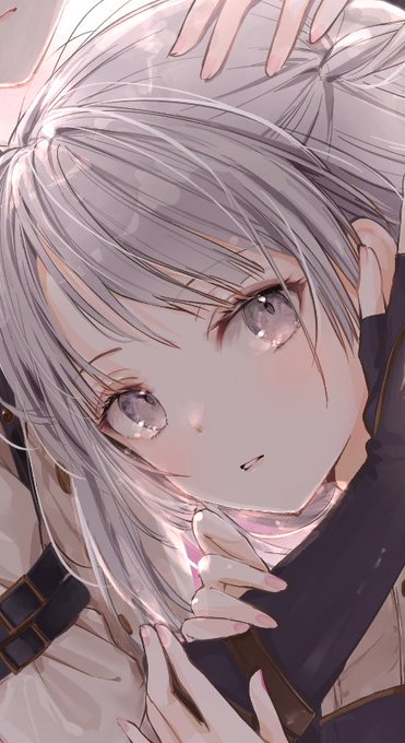 「hug white hair」 illustration images(Latest)｜21pages
