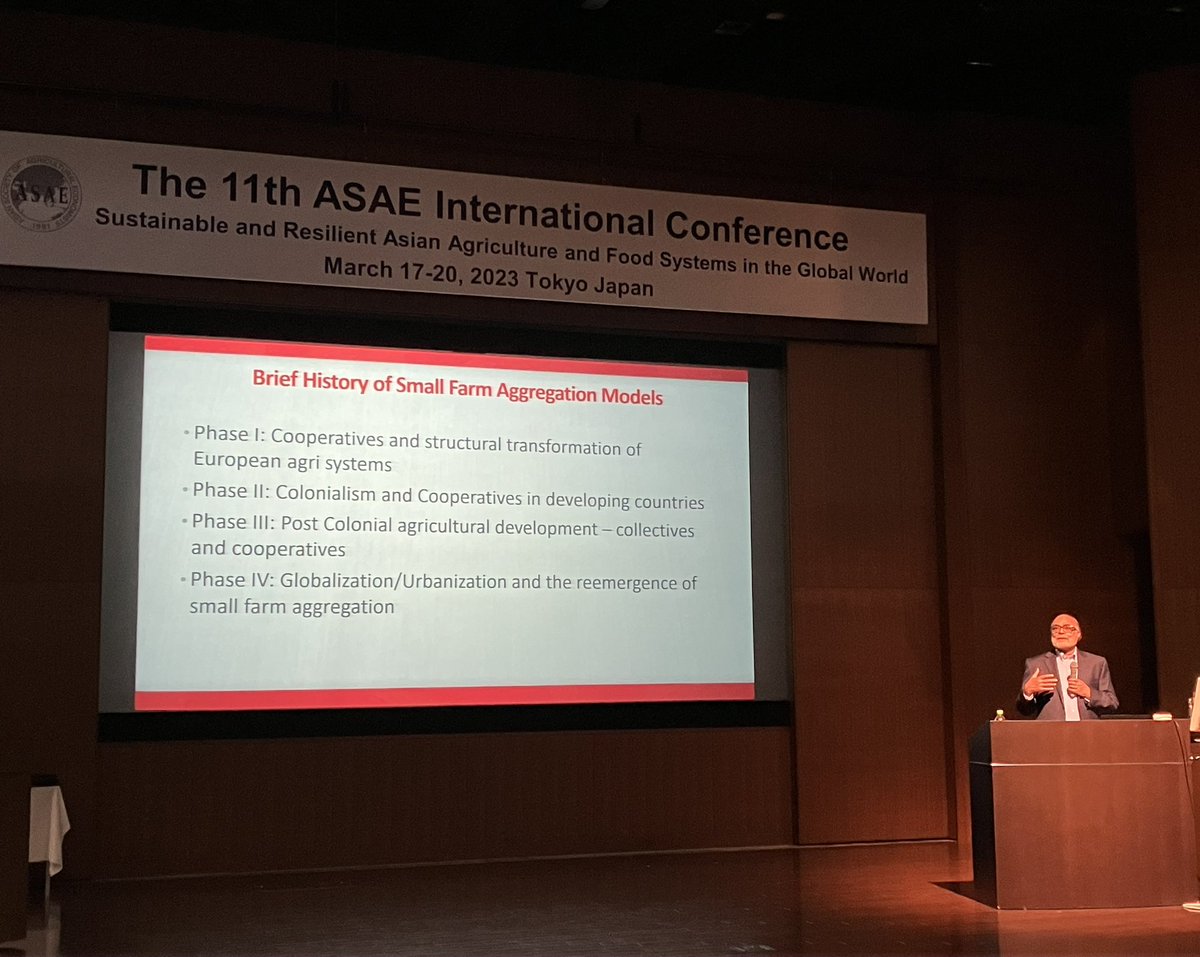 11thAsae's tweet photo. ASAE Special Seminar | Very interesting presentations by our invited speakers. @prabhupingali (@Cornell University) talked about models of small farm aggregation, and @ShenggenFan (China Agricultural University) discussed key points toward sustainable food systems. #ASAE2023 https://t.co/nCPaPWRtlQ