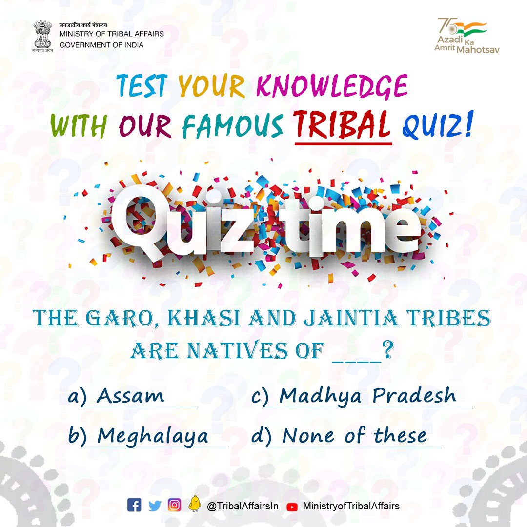 Ministry of Tribal Affairs, Govt. of India tweet media