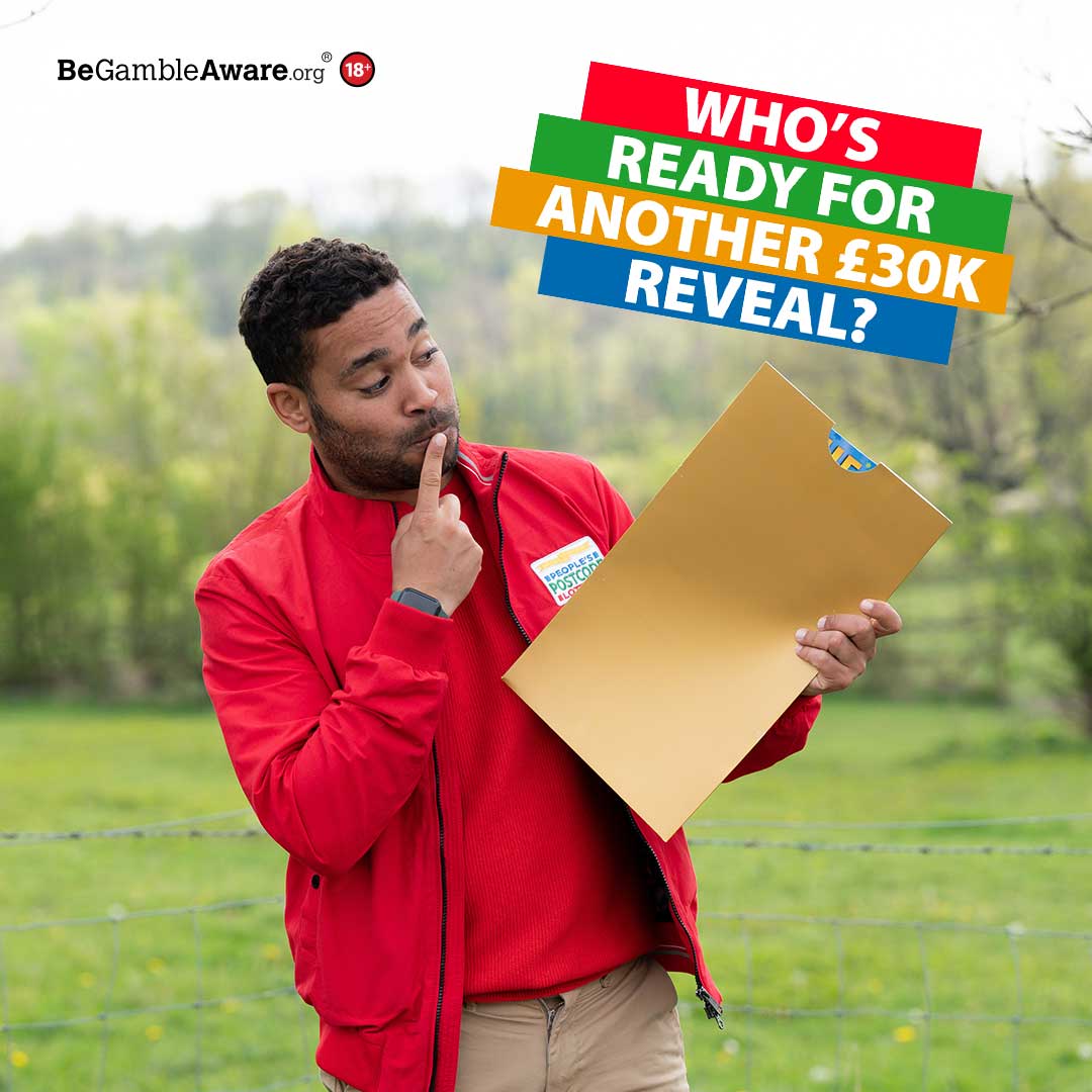 PostcodeLottery's tweet photo. That's right, we've still got another £30,000 #StreetPrize to reveal this weekend! 🤩💸

Where will it land? Keep your eyes peeled - we'll be letting you know soon! 👀🤞 https://t.co/7KIbZsiDHr