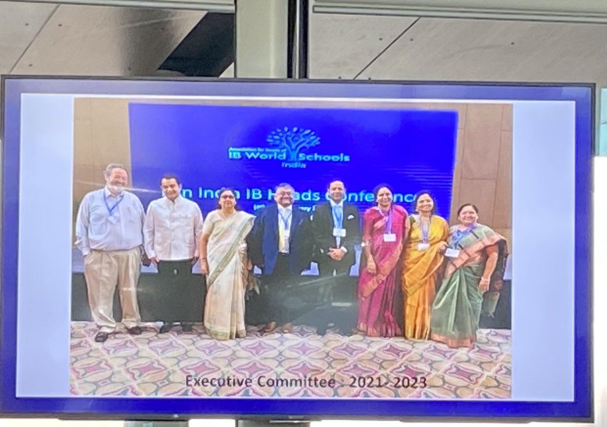 vimi_santos's tweet photo. Celebrating a momentous occasion at #IBGC2023; IB and Director General recognizing the Association of IB Heads of Schools in India & South Asia; collaboration moving us forward #constructiveinfluence #professionallearning #growthanddevelopment
#TogetherWeCan @iborganization https://t.co/iVpRPviedz