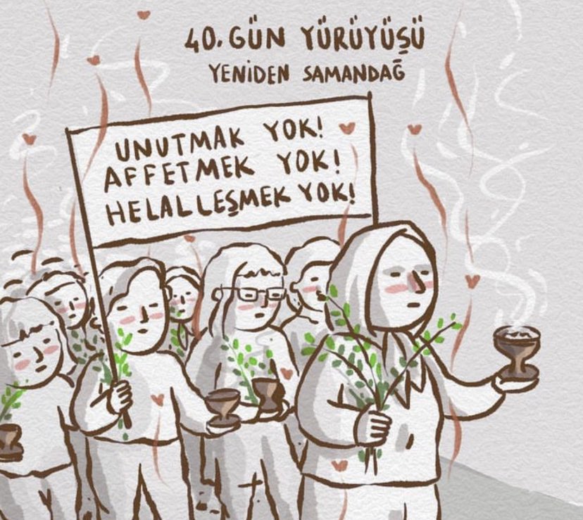 UNUTMAK YOK!
AFFETMEK YOK!
HELALLEŞMEK YOK!