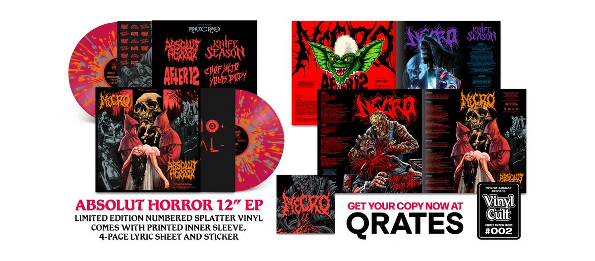 ORDER - NECRO - “ABSOLUT HORROR” EP ON VINYL 
qrates.com/projects/28236

Stream NECRO on Spotify 
open.spotify.com/playlist/3OQXz…
BUY NECRO MERCH 
necroproduct.com

First AI Rap Animation!
youtube.com/watch?v=IIGagu…
NO JUMPER Interview 
youtube.com/watch?v=gI6L6h…

necroempire.com