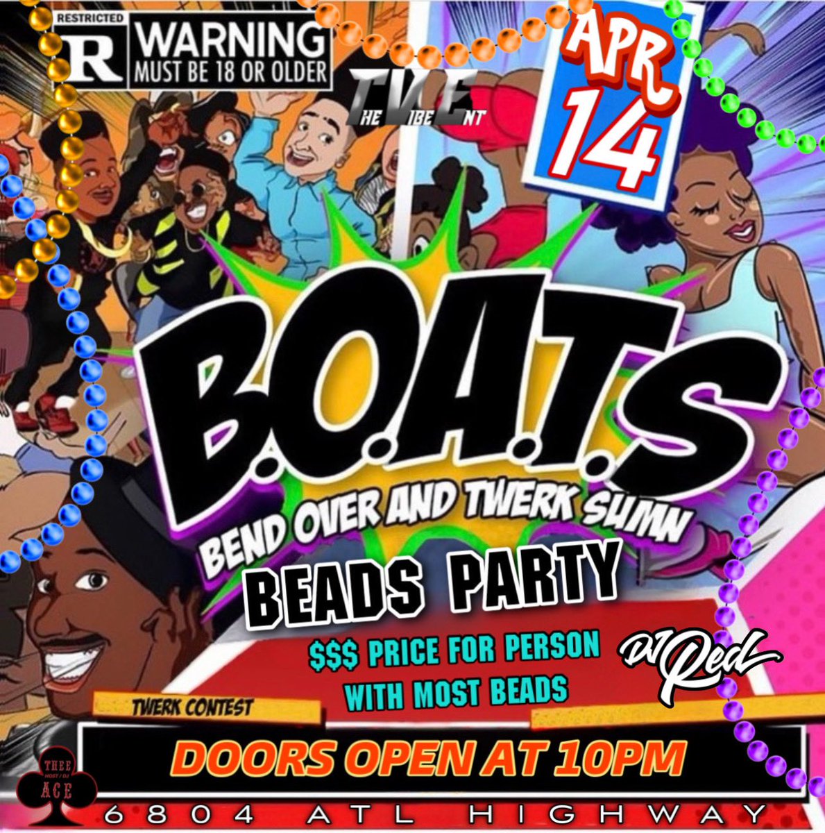 Ain’t nothing crazier than the vibe line ups ✈️

March 25 - Pieces Vs Aries Bash ‼️ with <a href="/retro_steady/">Dj Steady 💜</a> on the mix 🎧

Apirl 7-9 we got heavy vibes with @gwapboi_redboi for his bday weekend 
 
Apirl 14 - B.O.A.T.S BEAD PARTY 👨🏽‍✈️
Got  DJ 🎧 <a href="/dangdjred/">The Program™️</a> &amp; hosting 🎤 @thee_dj_ace