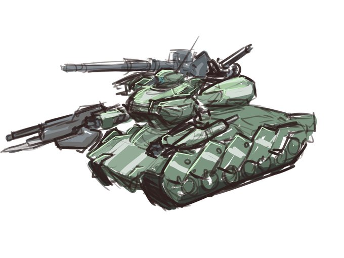 トンコツ二号(ガチタン) - カクヨム  近況ノートを更新しました。最新話で登場のトンコツ用モーターグリフ二号、「ウィリアム・ドッケン」の雄姿をここに! パーツの一部がポーキィボーンと共通のため同時には存在できないのはご愛敬w 