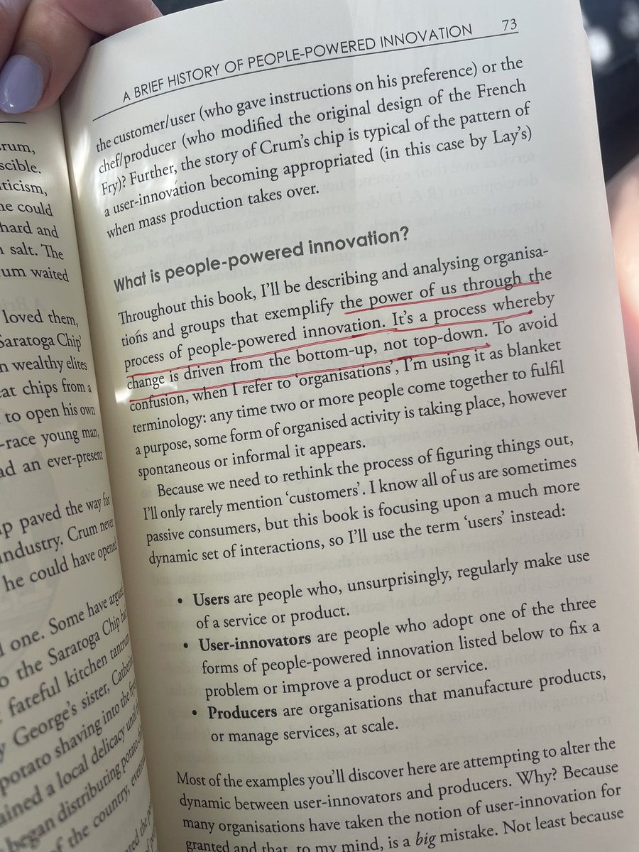Sophie Wildy (@sophie_wildy) on Twitter photo A bit of Sunday reading courtesy of #davidprice. Reading about people-powered innovation! Gave me a chuckle reading his quote from Mark Stevenson - ‘Innovation is just two ideas having sex’. That certainly puts a spin on it 😂 #PurposefulPedagogies #thepowerofus <a href="/mareewhiteley/">Maree Whiteley🌏👫</a> A bit of Sunday reading courtesy of #davidprice. Reading about people-powered innovation! Gave me a chuckle reading his quote from Mark Stevenson - ‘Innovation is just two ideas having sex’. That certainly puts a spin on it 😂 #PurposefulPedagogies #thepowerofus <a href="/mareewhiteley/">Maree Whiteley🌏👫</a>