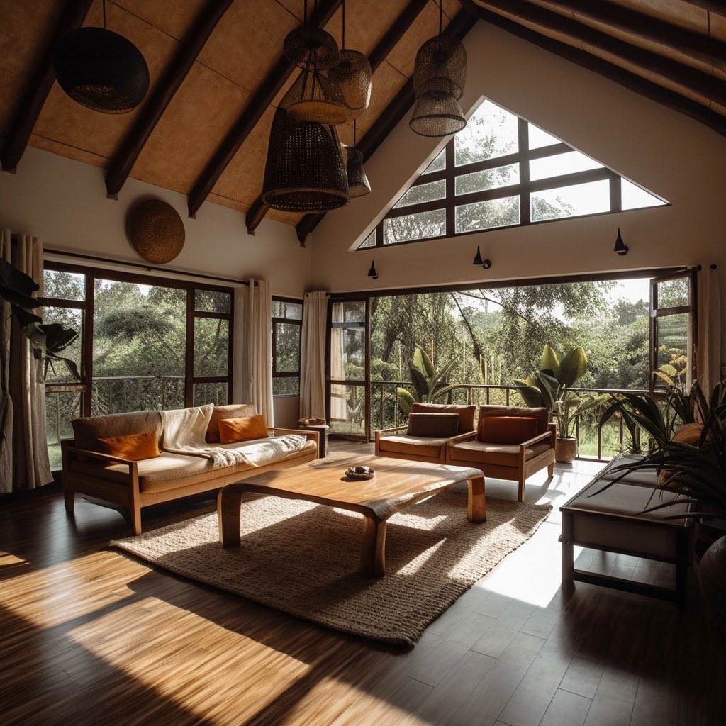 dnahinga's tweet image. A Mkeka Ceilling in a modern house looks better compared to a Gypsum chokaa Ceilling:

🛠️Beautiful &amp;amp; has granularity
🛠️Lines reduce the monotony of gypsum
🛠️One Jambi can be made locally at Kes. 600 Bob
🛠️You Create Local Jobs

#BuildingEconomics
#Costs
#PracticeNotes
@PodCityKe