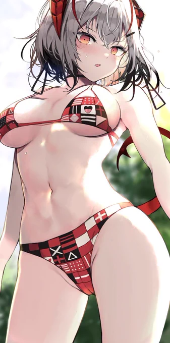 水着だぶち#アークナイツ #明日方舟 