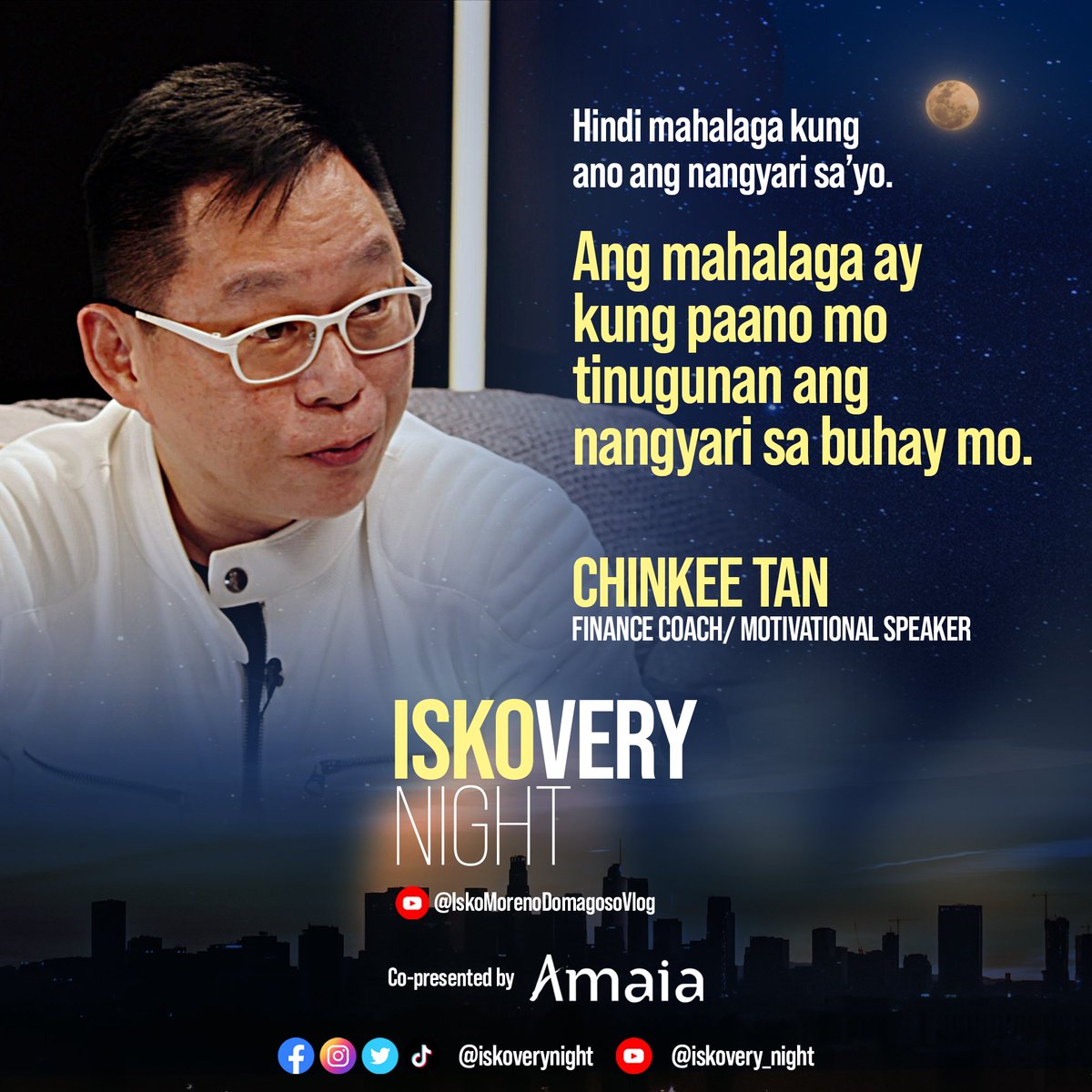 IskoveryNight's tweet photo. Tama ka d’yan Mr. Chinkee Tan! Dapat ganito ang mindset!
#IskoveryNight #IskoveryChinkee #ChinkeeTan #NegosyoTips #KabuhayanTips #IponChallenge #ISKOnversation #CitizenIsko https://t.co/QQWA3k6K36