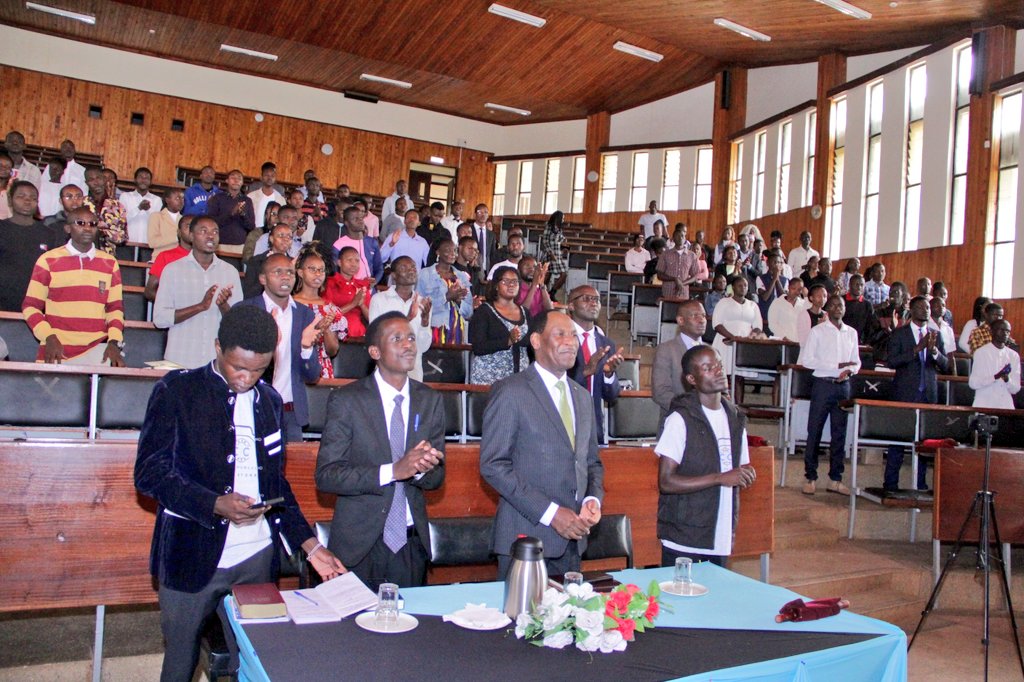 EzekielMutua's tweet photo. Warm reception at the @uonbi Upper Kabete Campus Christian Union led by Brian Ogolla, Chairman for an ICT Sunday fellowship this morning where I will deliver a keynote address on "The Place and Role of Media in Promoting Christian values." https://t.co/36ul3wGLjd