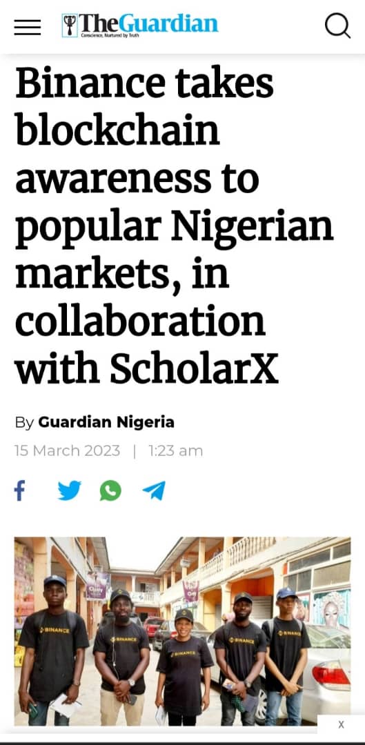 comeLearnAM's tweet photo. @GuardianNigeria Binance x LearnAM https://t.co/i9SJXkrxED https://t.co/yLkCeUidb7