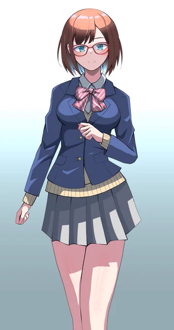 非公開の依頼なので見せれるとこだけですけどおskebで創彩少女庭園の小鳥遊暦ちゃんを描かせていただきました 