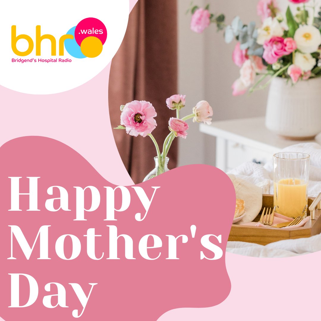 bhrwales's tweet photo. Today we celebrate the amazing women who have shaped us into the people we are today. Happy Mother's Day to all the mums out there! Why not give mum a shoutout on the radio? E-mail your message and song request to studio@bhr.wales 💐 https://t.co/hPh9cKqVJg