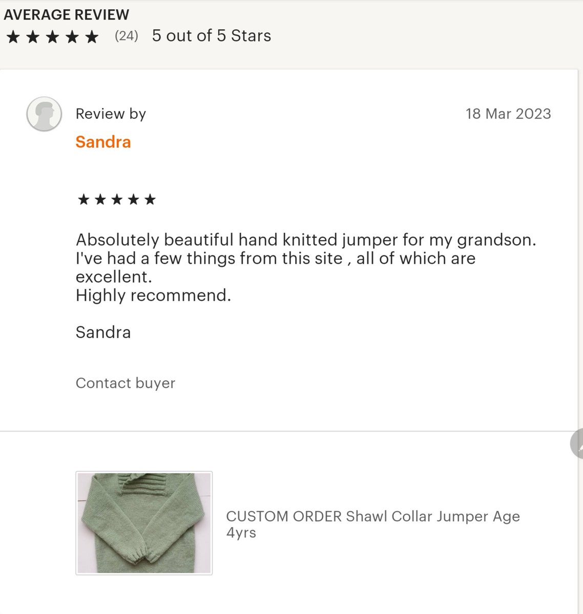 It really does make my day when I receive such lovely reviews 😁 sazzyknits.etsy.com #cardigan #dress #Hats #Blanket #toddler #baby #clothes #handmade #knittedbabyclothes #handmadewithlove #etsy #etsyshop #Knit #etsyhandmade #summer #handmadegifts #childrensclothing #children