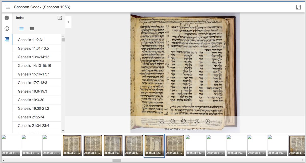 KleinNeriah's tweet photo. As many have requested: the Institute for Hebrew Bible Manuscript Research (IHBMR) gives us #CodexSassoon with biblical references, for easier navigation.
https://t.co/pfJyHzif5J https://t.co/2trn7ECY24