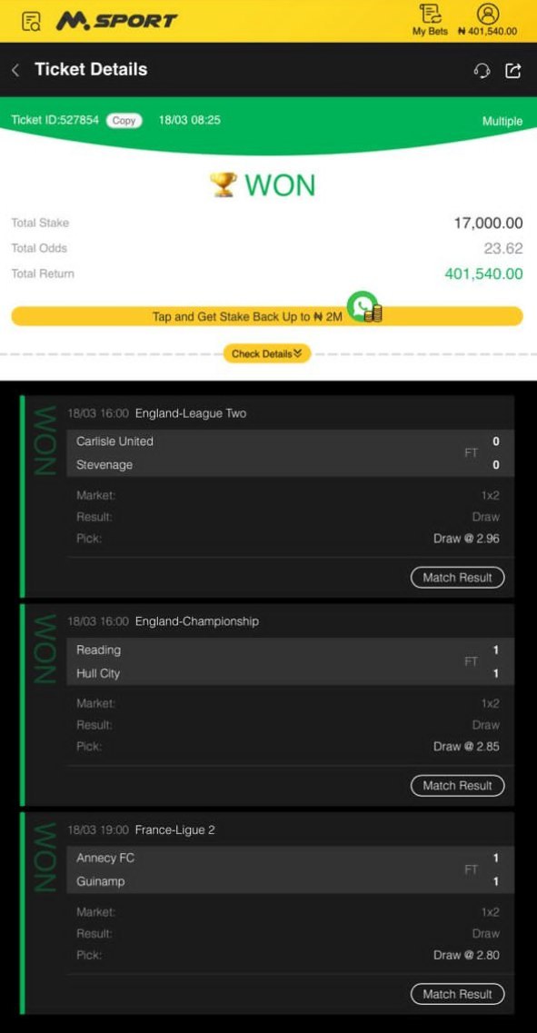dailyfixedmatch's tweet photo. I’m excited to have you in my team of winners. While others are watching daily. Take your time to win massively
#RCCG #Kano #NnamdiKanu #Desmond #Ramaphosa #Ronaldo #OyoState #GbadeboRhode #PaulMashatile #OgunFACup #nnpp #AlexOtti #Toyi #Kwinika https://t.co/y16grX4j5Q