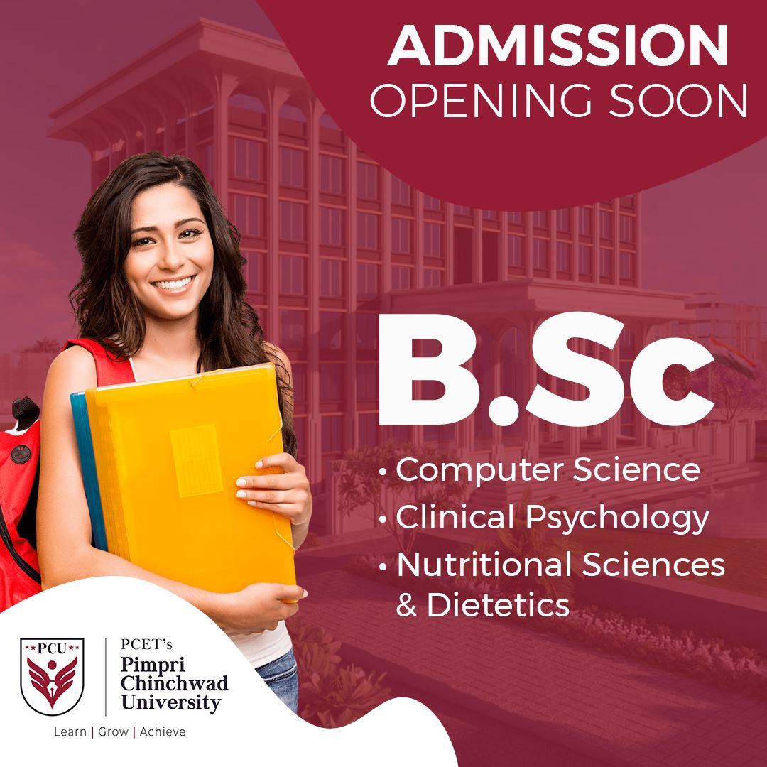 Are you looking to jumpstart your career in #ClinicalPsychology, #ComputerScience Or #NutritionalScience? Then apply to #PCU’s comprehensive #BSc Course now! #Admissionsopeningsoon! 

#PCET #pimpri #pimprichinchwad #education #educationindia #pune #pune #bachelorinscience