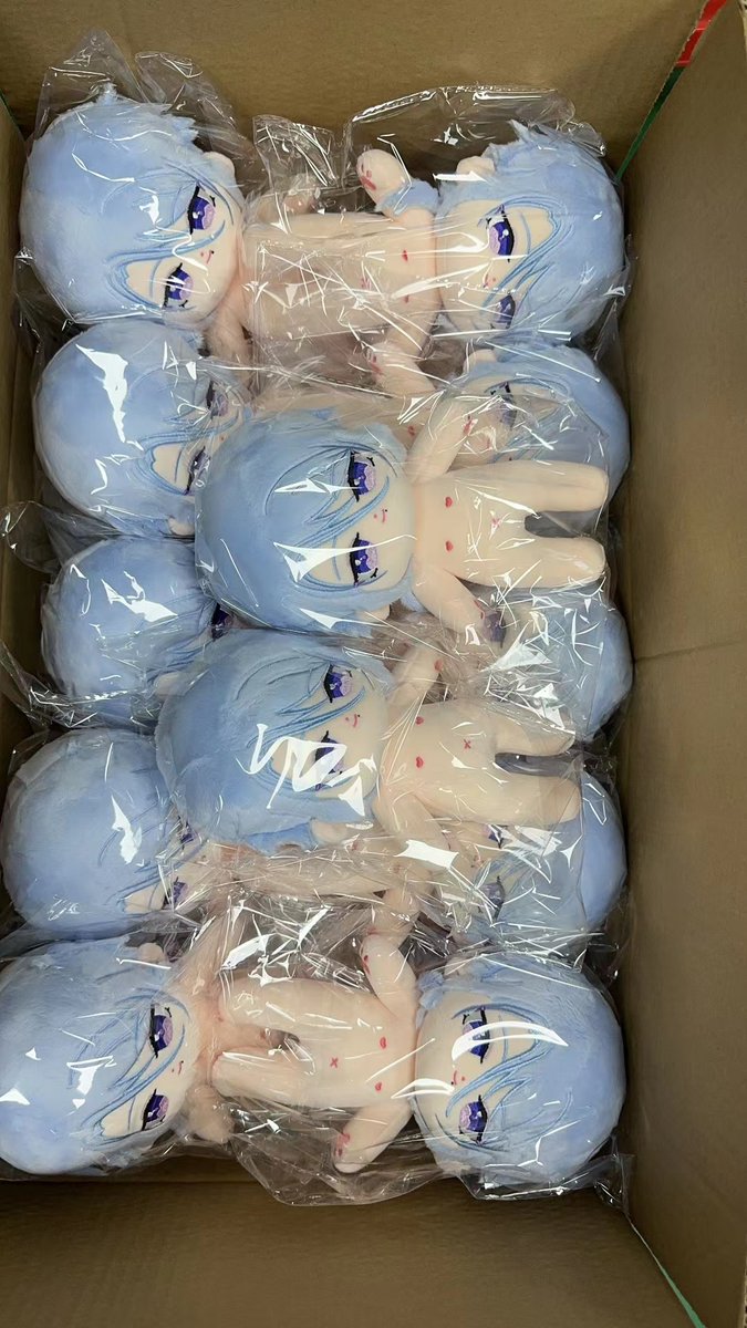 Whee~ 
Ayato dolls have been shipped out!  >w< 

#ayato #神里綾人 #genshinimpact #原神 #plush
