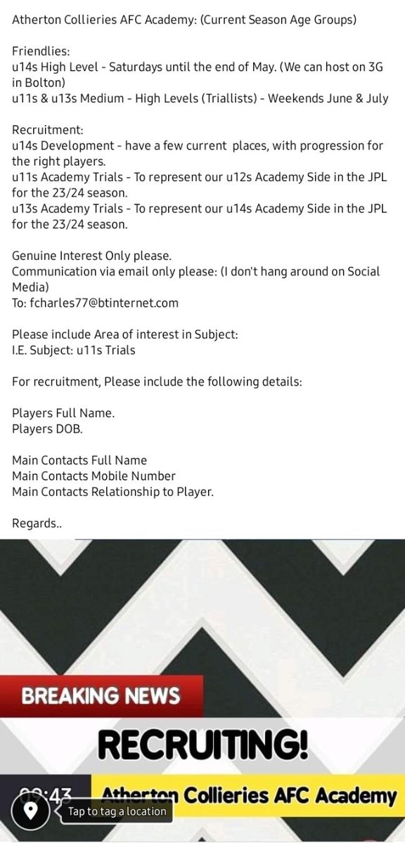 22/23 ACAFCA Academy u13s tweet media