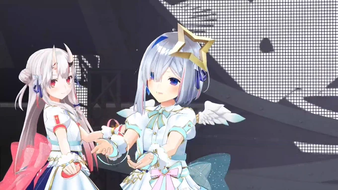#ひろがるホロライブDAY2 サビの所でお嬢の美声が映えるほんと伝説級の曲よね(*'▽`*) 
