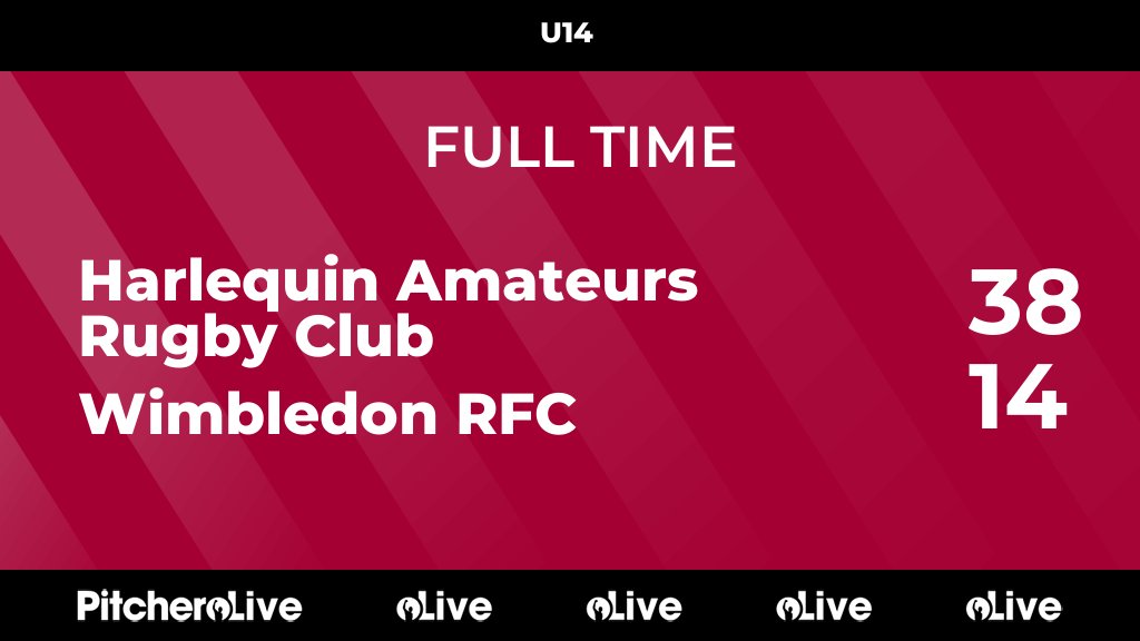 FULL TIME: Harlequin Amateurs Rugby Club 38 - 14 Wimbledon RFC
#HARWIM #Pitchero
harlequinrugby.co.uk/teams/40226/ma…