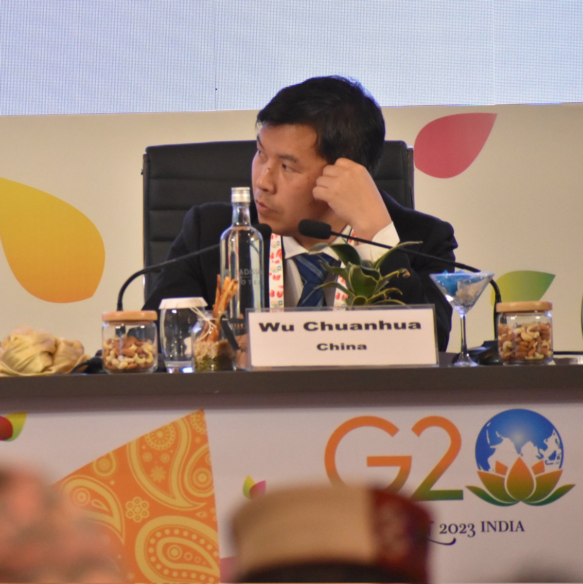 L20india's tweet photo. #Brics labour ministers have signed the portability of #SocialSecurity funds. It is a good model for @g20org: Wu Chuanhua, Intl. liasion officer, ACFTU, #China at #L20 #Inceptionmeet in #Amritsar.
#L20India #G20India #Decentwork #Skills https://t.co/bzUqQZYMNt
