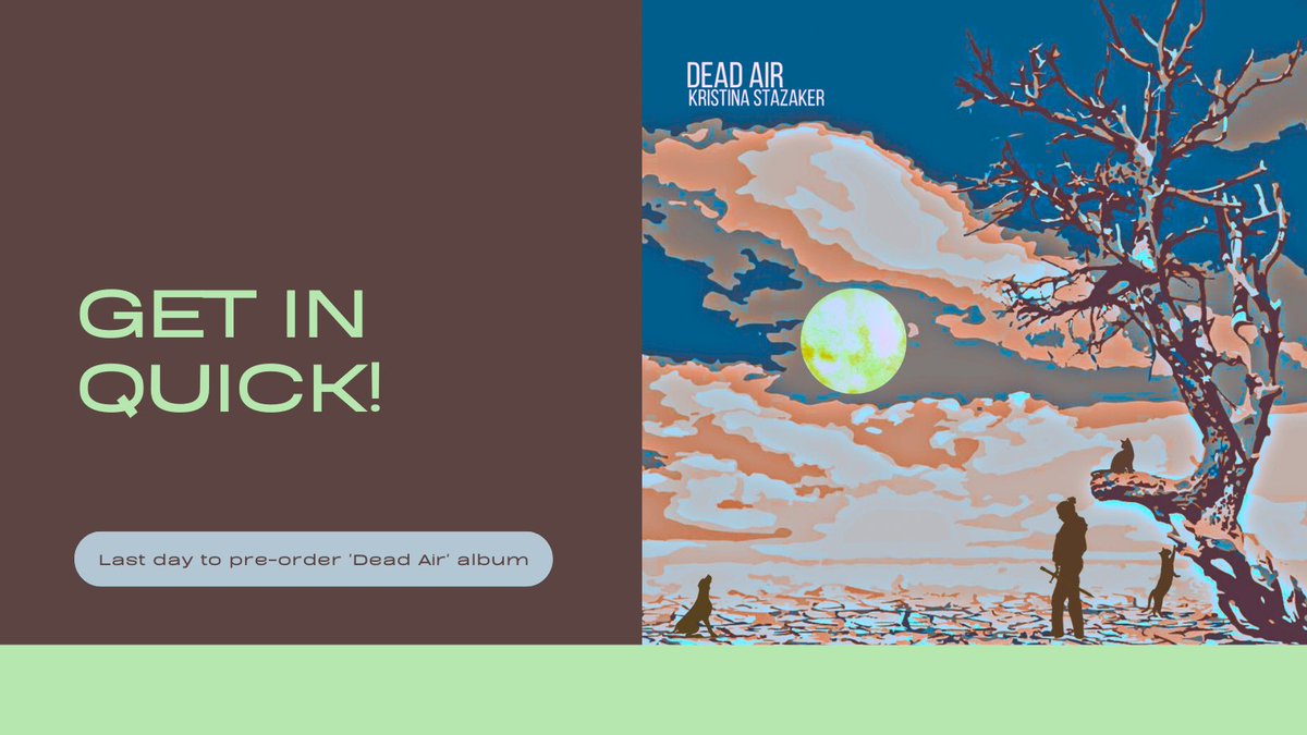 Last day to pre-order the CD album. It's only going to be short run this time so once they are gone, they are gone! For those who pre-order, I will be making up a special goody bag. Thank you to all the people who have signed up already. xx