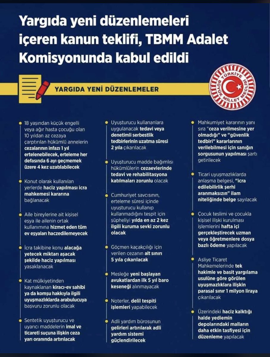 7. Yargı Paketindeki düzenlemeler