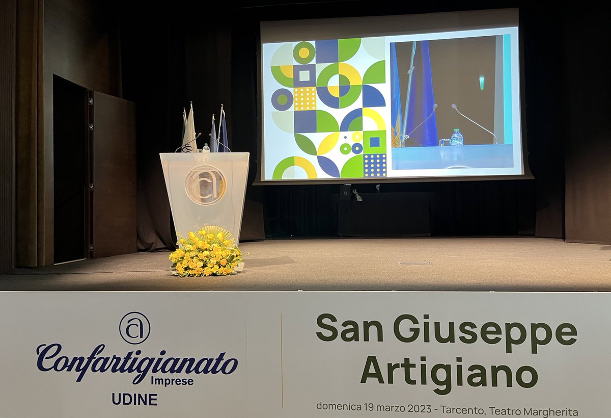 🟢 Tre anni fa dovevamo annullare la cerimonia delle premiazioni di San Giuseppe #Artigiano, a #Tarcento, per le restrizioni anti Covid-19. Oggi ripartiamo proprio da Tarcento perché le tradizioni a cui teniamo si possono sospendere, ma non cancellare!
