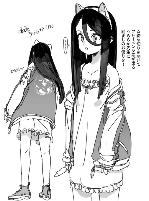 津砲うららか先生の基本デザインを考える。 