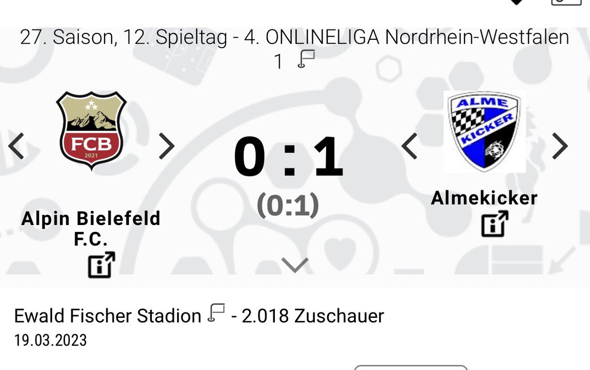 almekicker's tweet photo. Nach unserem dritten Sieg in Folge und unserem 4. dreier der Saison kommt langsam der Gedanke auf. Vielleicht packen wir den #klassenerhalt ja doch. #onlineliga #almekicker https://t.co/UOzCs1u3dw