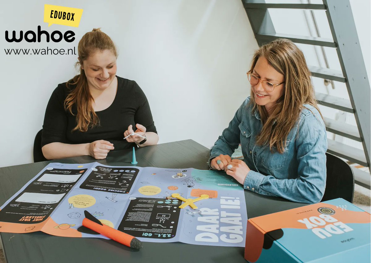 Female founder spotlight: Nicole &amp; Jenna from Wahoe Edubox , making children future ready and support building their growth mindset through fun &amp; educational experiments. You can find their profile for investors here: buff.ly/3LvNMxn 
#investing #edtech #europe #startup