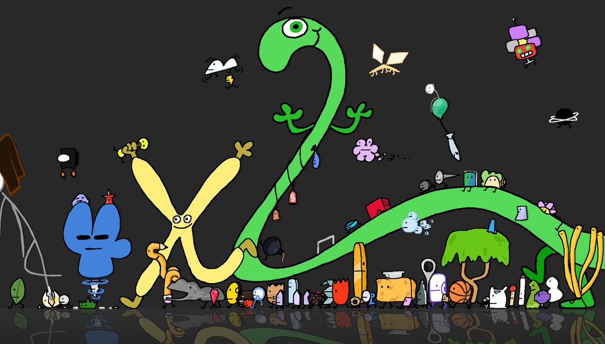 X 上的Michael MT Spartan：「New BFDI Background #bfdi #bfdia