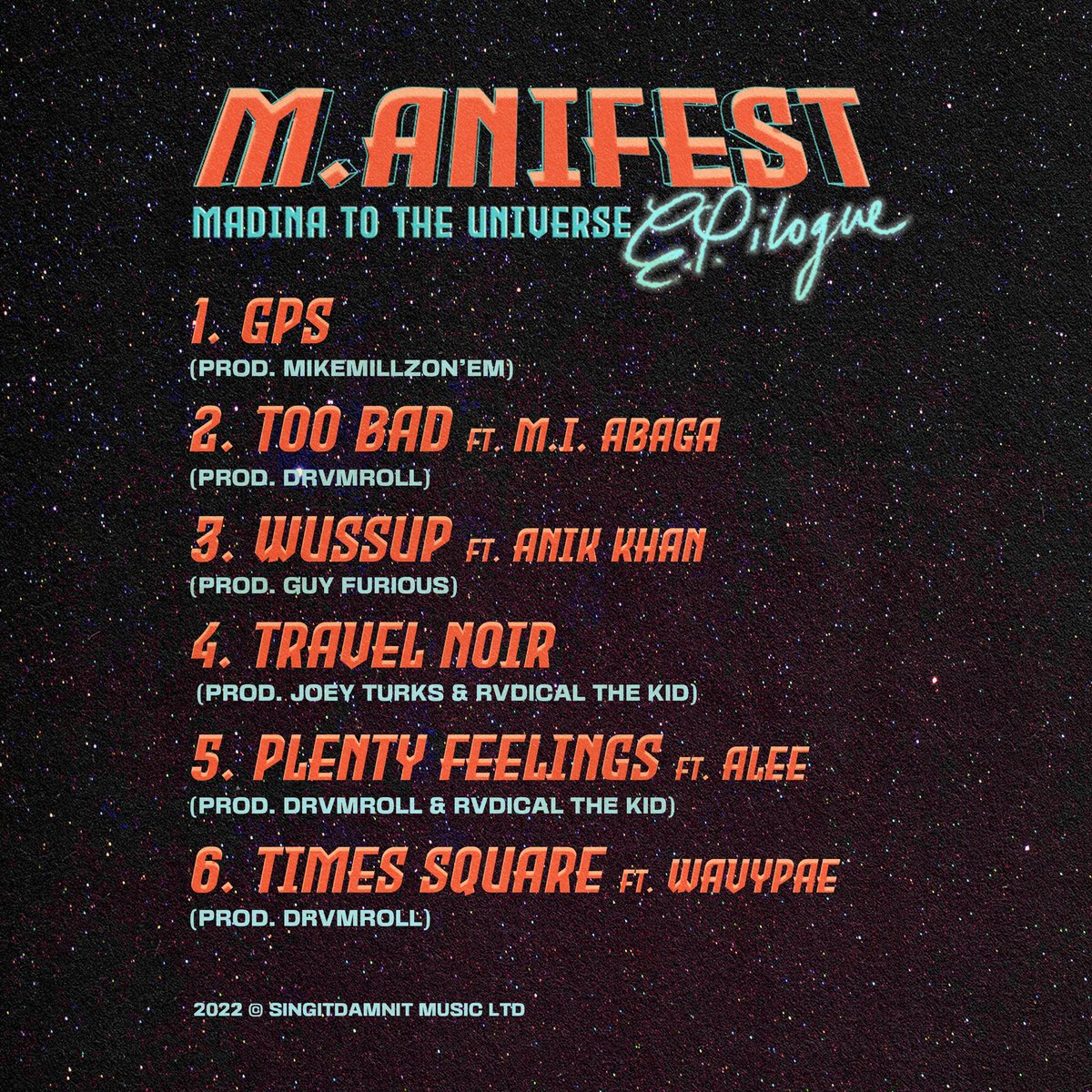 ManiFansGh_'s tweet photo. What's your favorite off Madina To The Universe: The E.P.ilogue?
🔗 https://t.co/5pfjvcp6IF
#TheEpilogue 📀 #MTTU https://t.co/a0XOdSlxnb