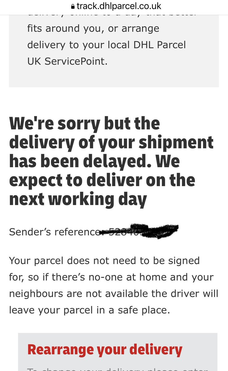 raineinthebrain's tweet photo. So disappointing @marksandspencer - the pamper gift bag I ordered for my Mum (with nominated delivery yesterday) now not due till Monday. Mother’s Day is an occasion when timing really matters. Such a fail by @DHLParcelUK 😤 https://t.co/YJzY4tXT4g
