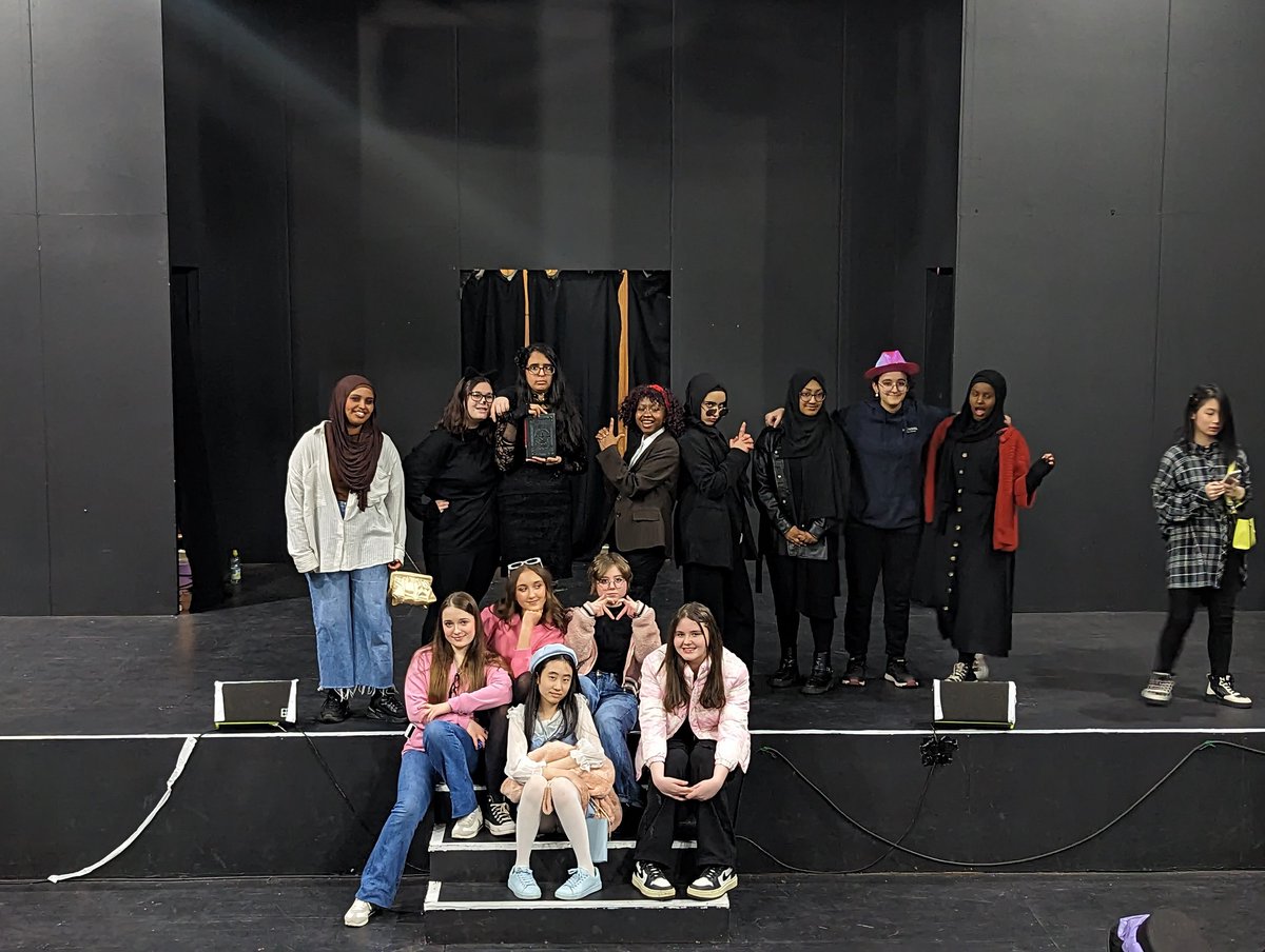 MissMcCorry_'s tweet photo. So proud of the S3 drama classes performing at the @WebstersTheatre  Thursday night. Both classes devised their own pieces and created their scripts. Thank you so much to the Webster's for this experience and thanks to the 160 people that came to see us! @ndhsglasgow @ndhs_exp https://t.co/riRyHtJCD2