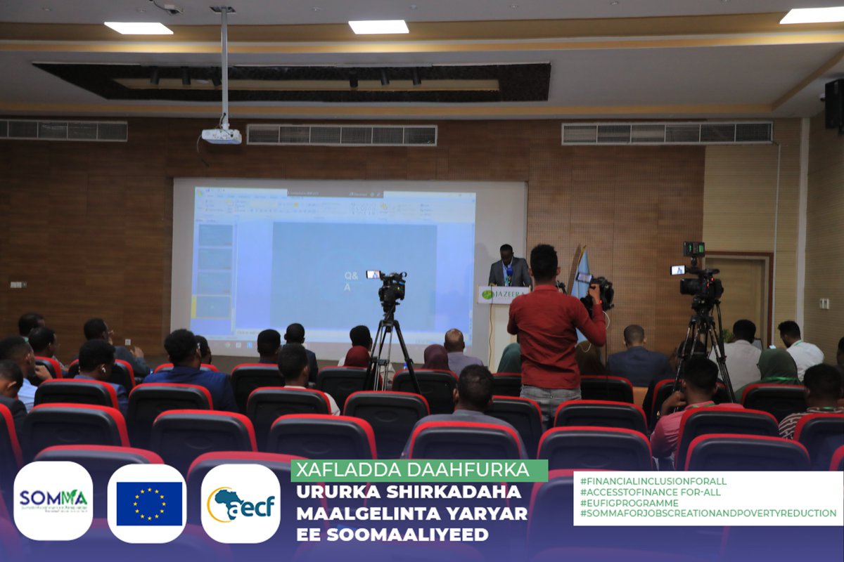 SomaliMFiAssoc's tweet image. A presentation by @EngKeyzarali about the purpose of establishing this organization. #Financialinclusionforall 
#AccesstofinanceforAll 
#SOMMAforjobscreationandpovertyreduction 
#EUFIGprogramme