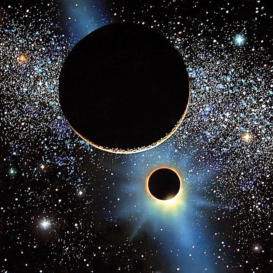 Album art by David A Hardy: Greg Foat Band, Darkthrone, Hawkwind, All India Radio (originally painted for Pink Floyd)