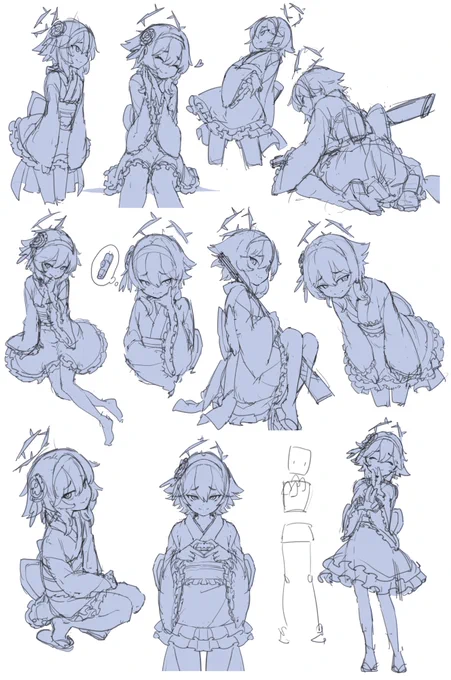 ハルカちゃん試し描き 