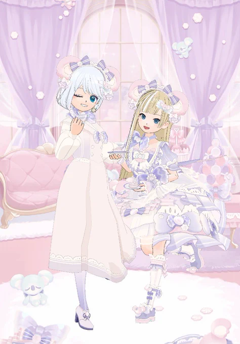 女服をあおせさん、男服をゆうさんがあててくれました!ありがとうー!( *'꒳`*) 