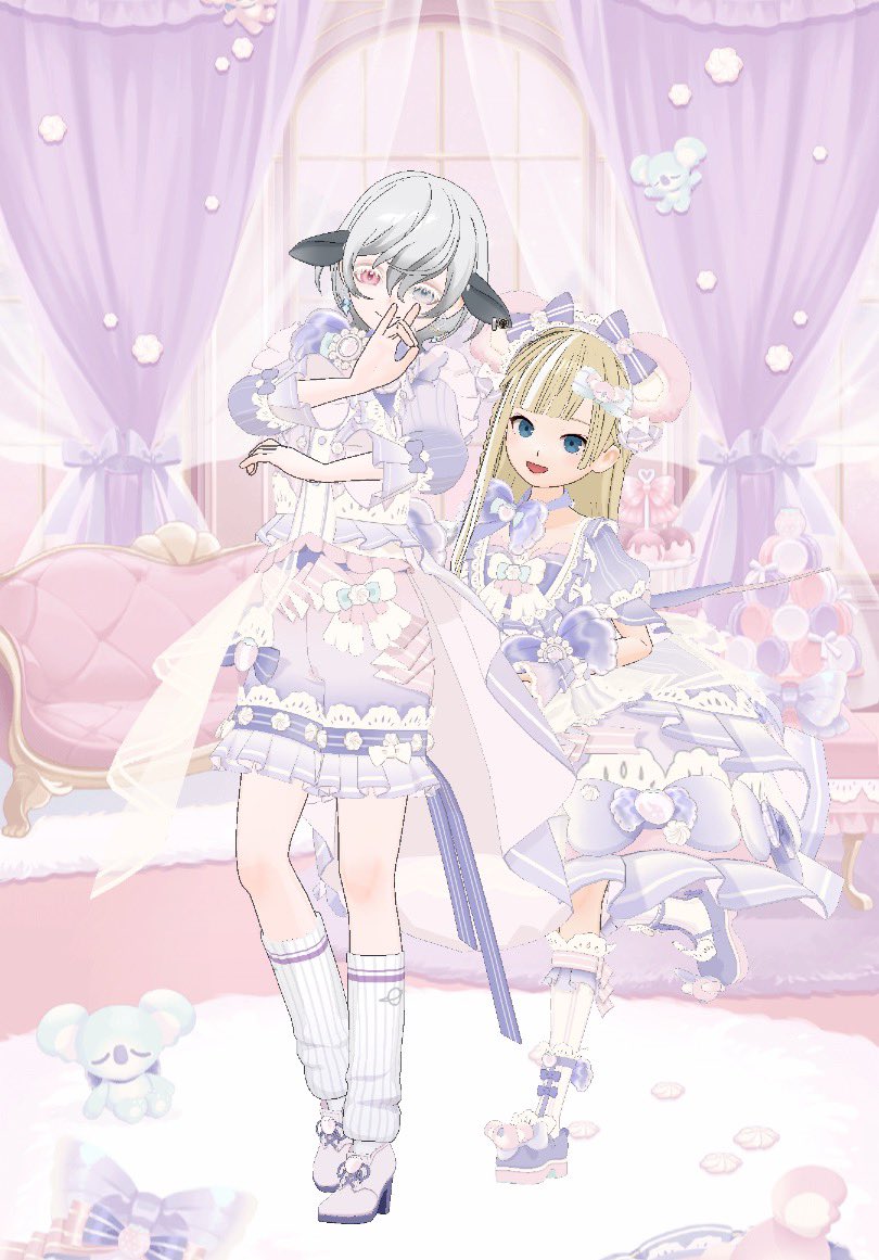 「女服をあおせさん、男服をゆうさんがあててくれました!ありがとうー!( *'꒳`*」|原稿しろじょりっぱのイラスト