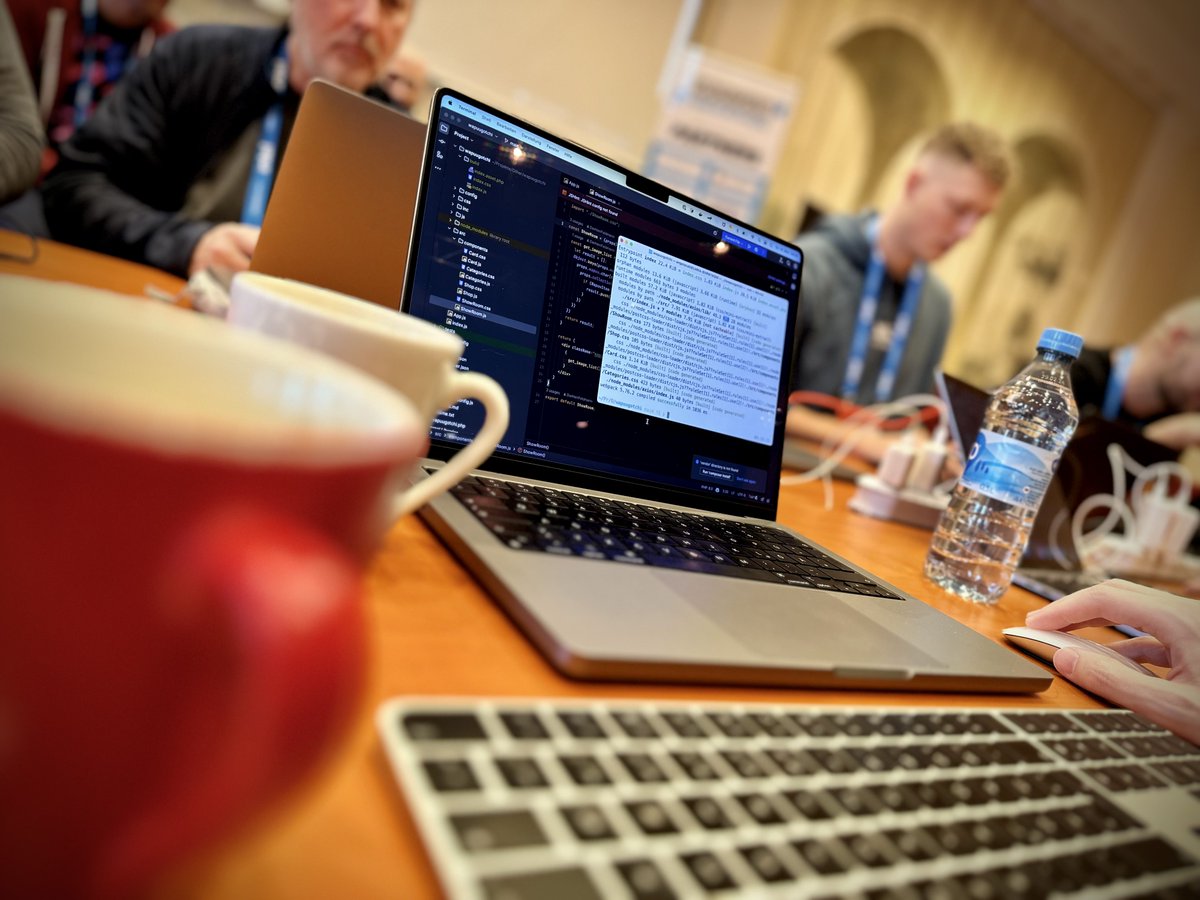 🌅🎨 Day 2 at #CFHack2023: Making strides on #WapuuGotchi's UX design using #React, #PHP, and #wpenv for a seamless local WordPress setup! 💻 Excited to build and test in this hassle-free environment. Fellow devs, let's connect and innovate together! 🚀🤝 #WordPress #CFHack
