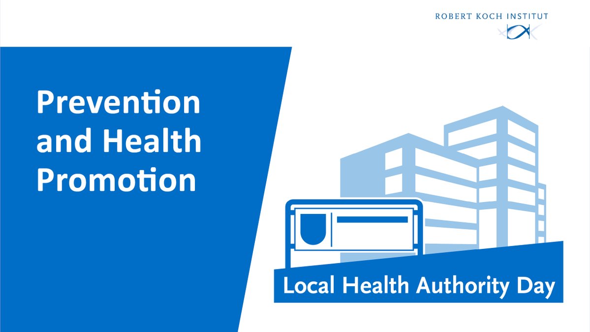 Today is #LocalHealthAuthorityDay!

Local Health Authorities are a central pillar in protecting the health of the population. They are a key player in health promotion &amp; prevention on site.

More Information
➡️rki.de/local-health-a…
#TdGA2023