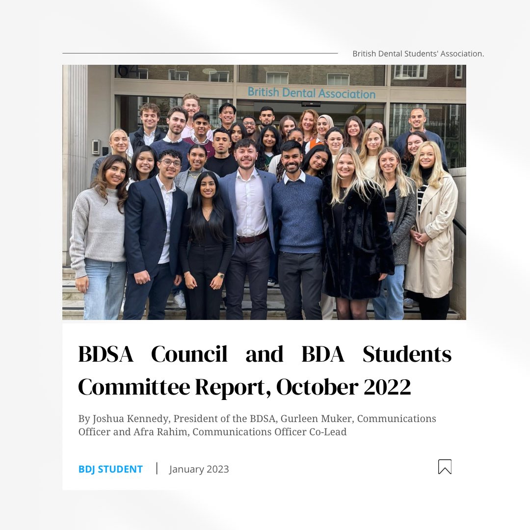 British Dental Students’ Association tweet media
