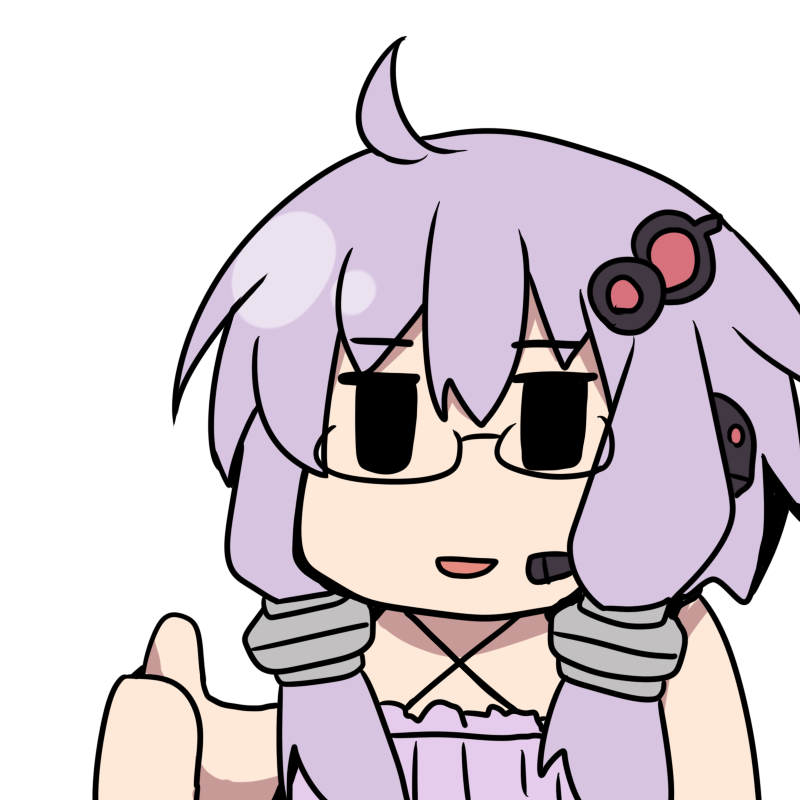 結月ゆかり 「気持ちよく編集させてほしい / ニコ生視聴中  」|結城私心@無職のイラスト