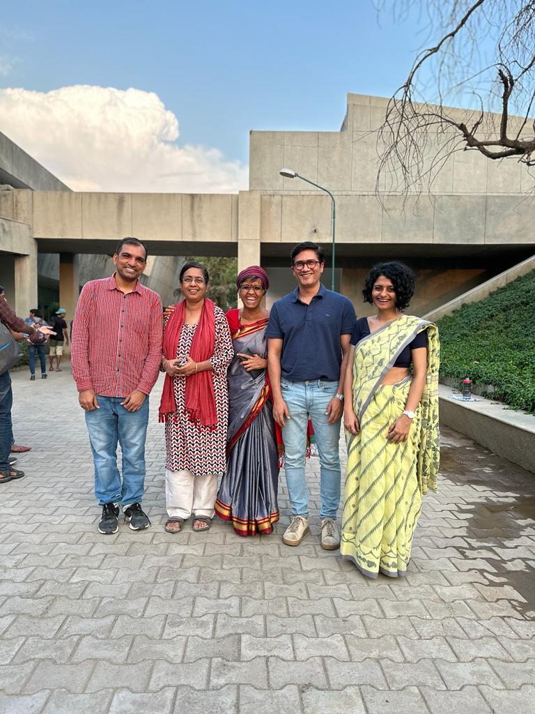 Fulfilling Teaching-Learning experience of the Research Method course at #nidgandhinagar
Thanks to Vipul Vinzuda for having us in the co-teaching process for the last few years. 
Thanks to Tripuraji, Hari, Mayukini for wonderful experince of coteaching. So much to learn from all.