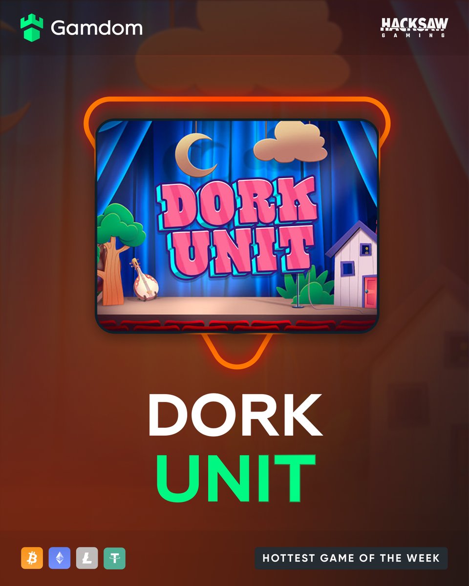 gamdom's tweet photo. 🔥 Hottest game of the week 🔥

Dork Unit by Hacksaw 🤩

FreeSpins #Giveaway to 100 lucky users!

Drop your userID in the comment, tag a friend and Retweet! 👈 

If you receive a 💚, you'll get Free spins later today! 🤑💸 https://t.co/h8gm40TL8m