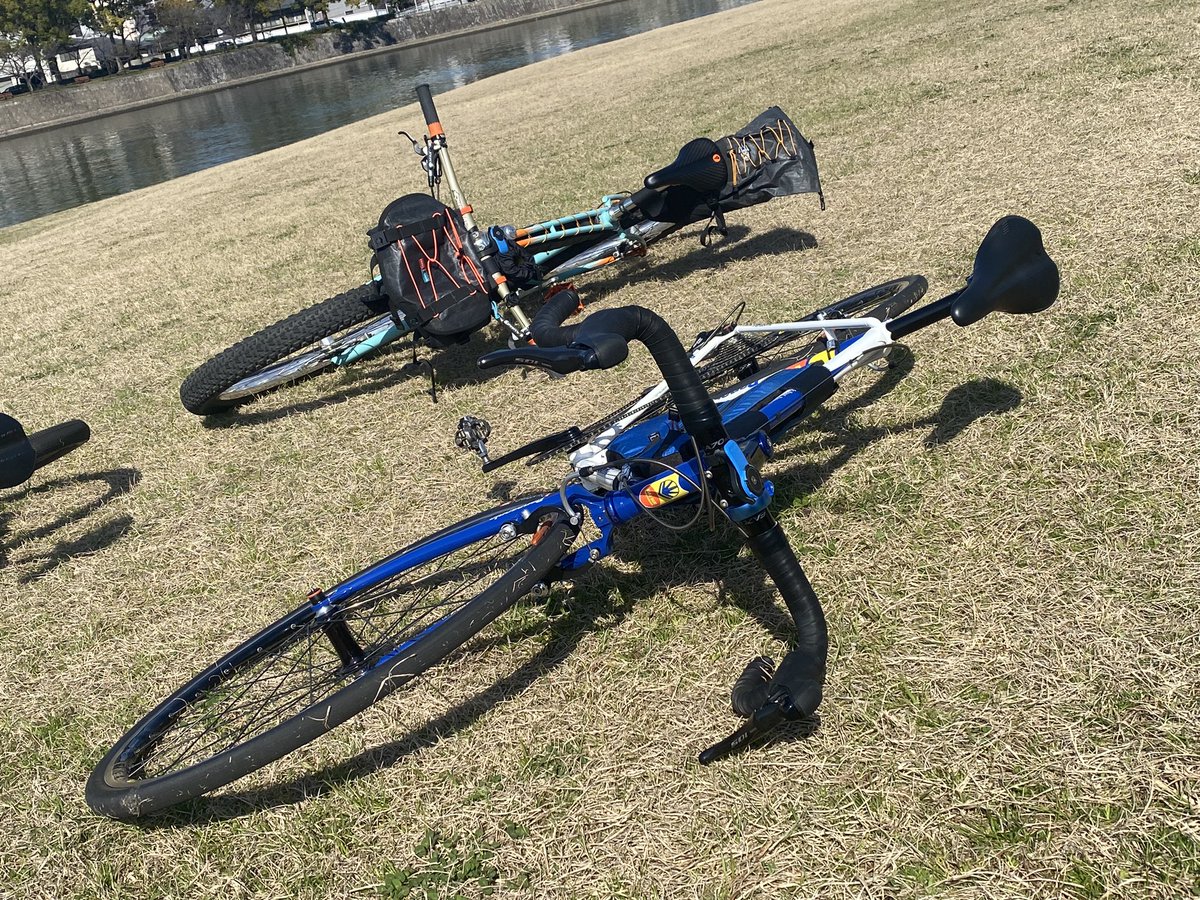 kozyflat's tweet image. 午前中にサッと🚲、カッコイイ自転車眺めるだけで幸せな時間
#panasonic_bike #retrotec