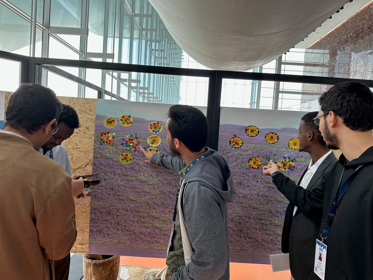 Our exhibition "Arabic AI for All“ includes a poster of a blooming desert with flowers indicating Arabic dialects. Stop by and place a butterfly on the flower of your dialect. Special and colorful display. TEDinArabic Summit 2023 is unique! 
<a href="/QatarComputing/">QCRI | معهد قطر لبحوث الحوسبة</a> <a href="/HBKU/">جامعة حمد بن خليفة</a> <a href="/TEDTalks/">TED Talks</a> <a href="/QF/">Qatar Foundation</a>