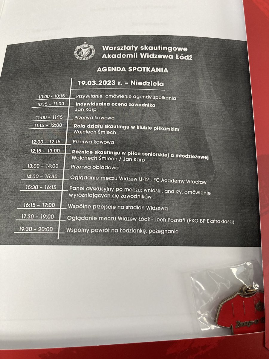 Dziś pracuje dział skautingu ⁦⁦⁦<a href="/AkademiaWidzewa/">Akademia Widzewa Łódź</a>⁩ , który w ciągu rundy pozostaje w cieniu, ale musi intensywnie działać by w okienku transferowym widoczne były efekty jego pracy. Wszystko we współpracy z koordynatorem skautingu I zespołu ⁦<a href="/szefskautingu/">Wojciech Śmiech</a>⁩